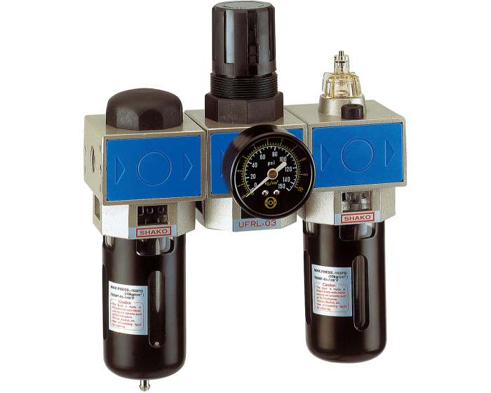 Filter - regulator - lubricator UF-UR-UL 1705 0.5-10 bar 3/4''